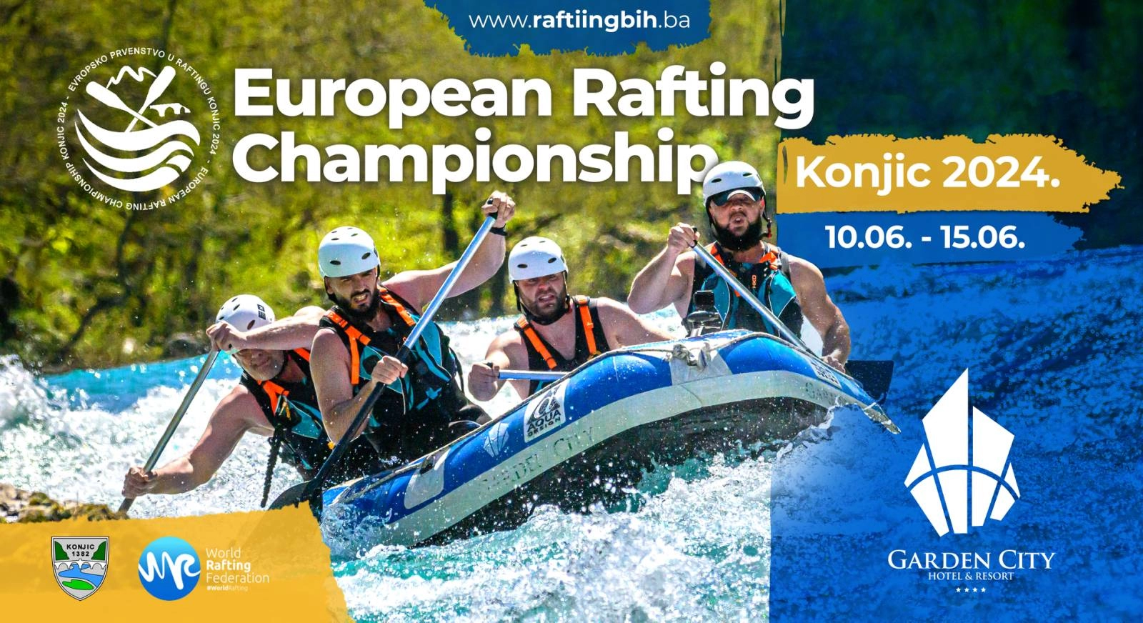 EUROPSKO RAFTING PRVENSTVO KONJIC 2024: Doživite adrenalinsku avanturu na Neretvi!